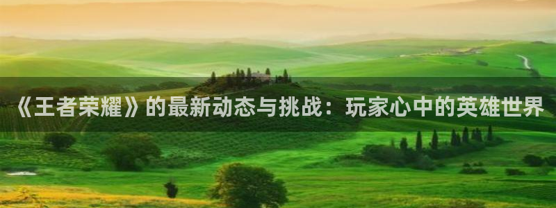 极悦娱乐娱乐：《王者荣耀》的最新动态与挑战：玩家心中的英雄世